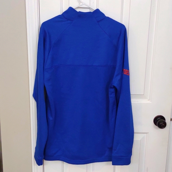 Champion Florida Gators NCAA 1/4 Jacket Adult Large Blue Pullover Long Sleeve - Picture 4 of 5